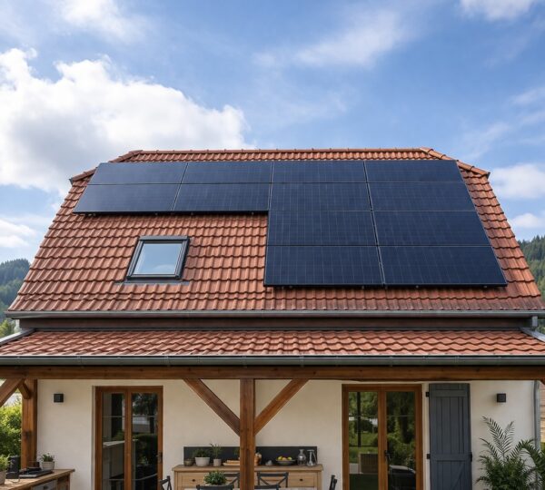 pose de panneaux photovoltaïques sur maison en alsace
