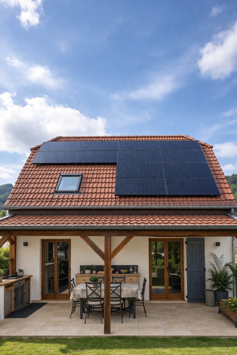 pose de panneaux photovoltaïques sur maison en alsace