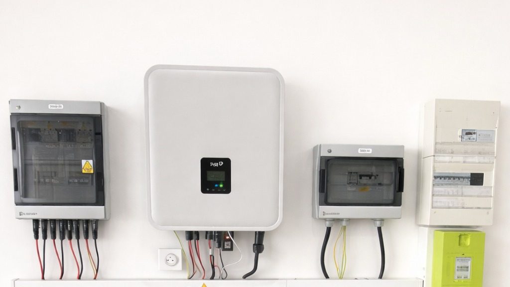 Onduleur et coffrets de protection d une installation photovoltaïque