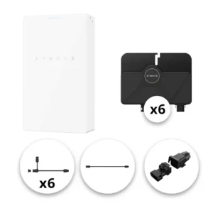 ATMOCE - Pack Monophasé micro-onduleurs 3 kVA + 1 Batterie - 7 kWh