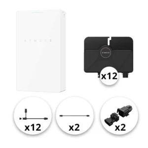 ATMOCE - Pack Monophasé micro-onduleurs 6 kVA + 1 Batterie - 7 kWh